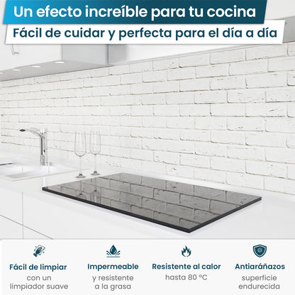 Revestimiento de cocina autoadhesivo - Piedra Caliza