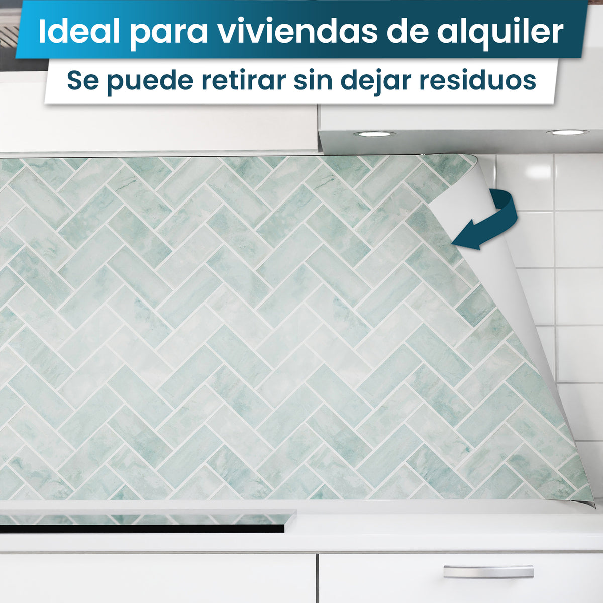 Revestimiento de cocina autoadhesivo - Espiga