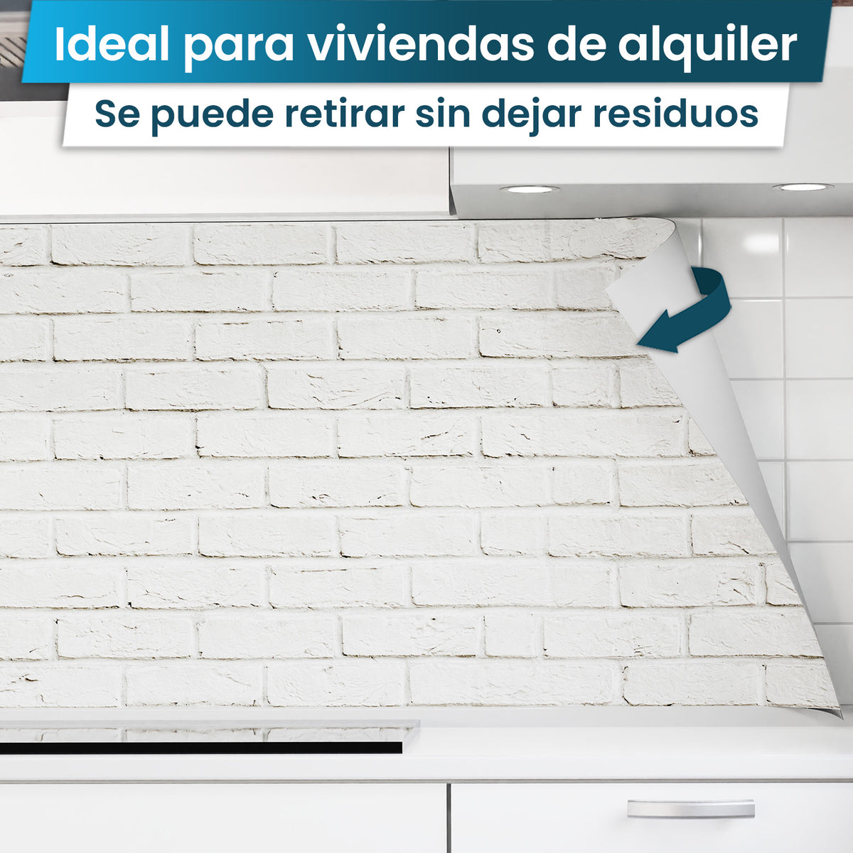 Revestimiento de cocina autoadhesivo - Piedra Caliza