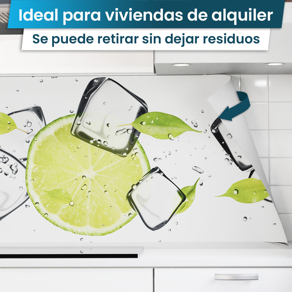 Revestimiento de cocina autoadhesivo - Limas