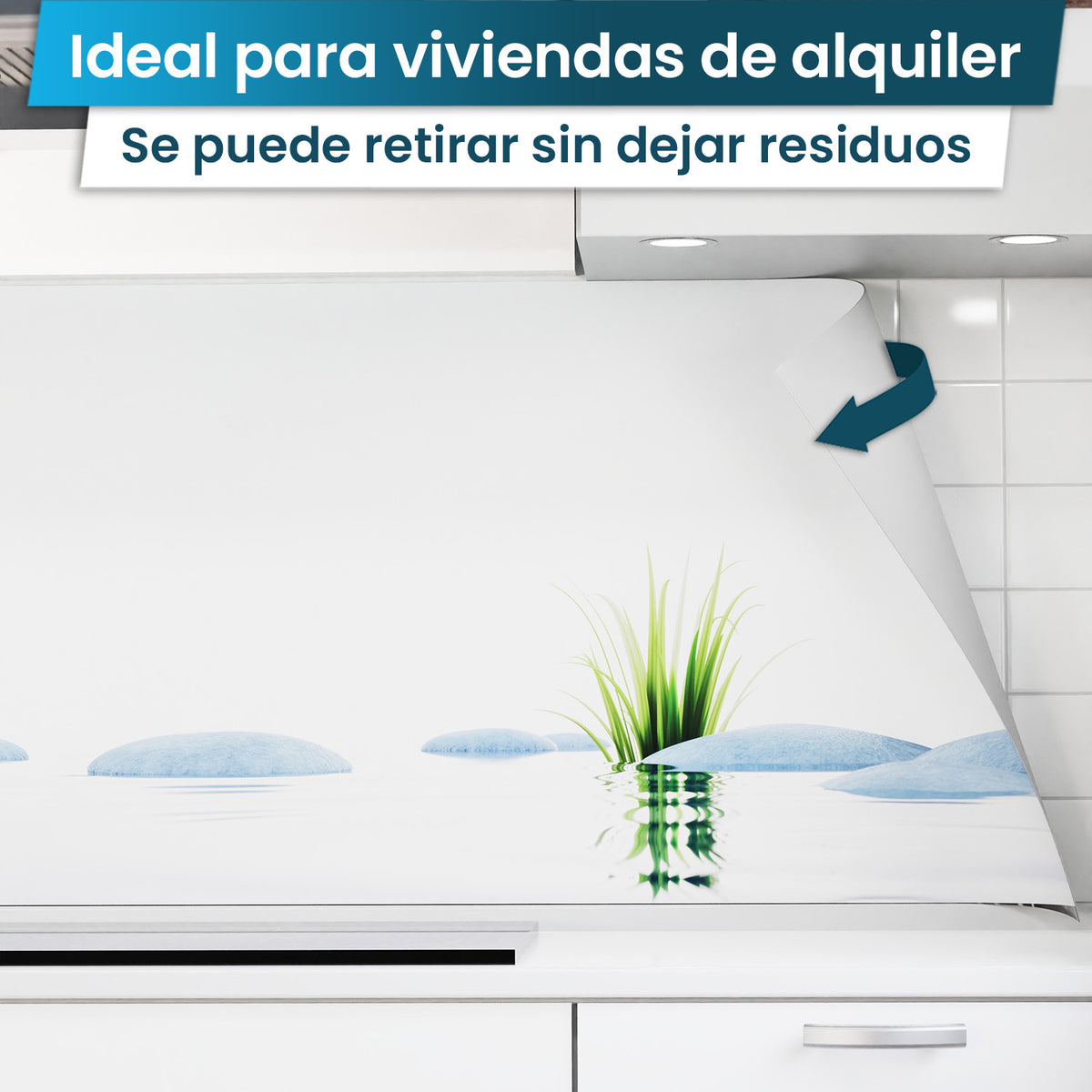 Revestimiento de cocina autoadhesivo - Piedras Armonía