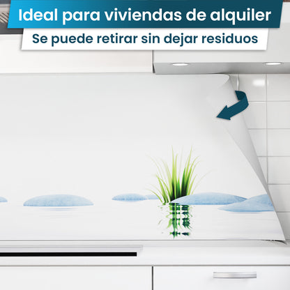 Revestimiento de cocina autoadhesivo - Piedras Armonía