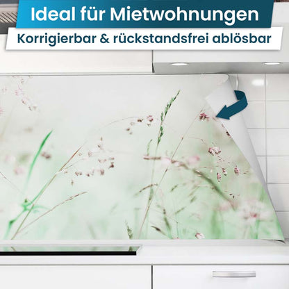 Küchenrückwand selbstklebend - Blumenwiese
