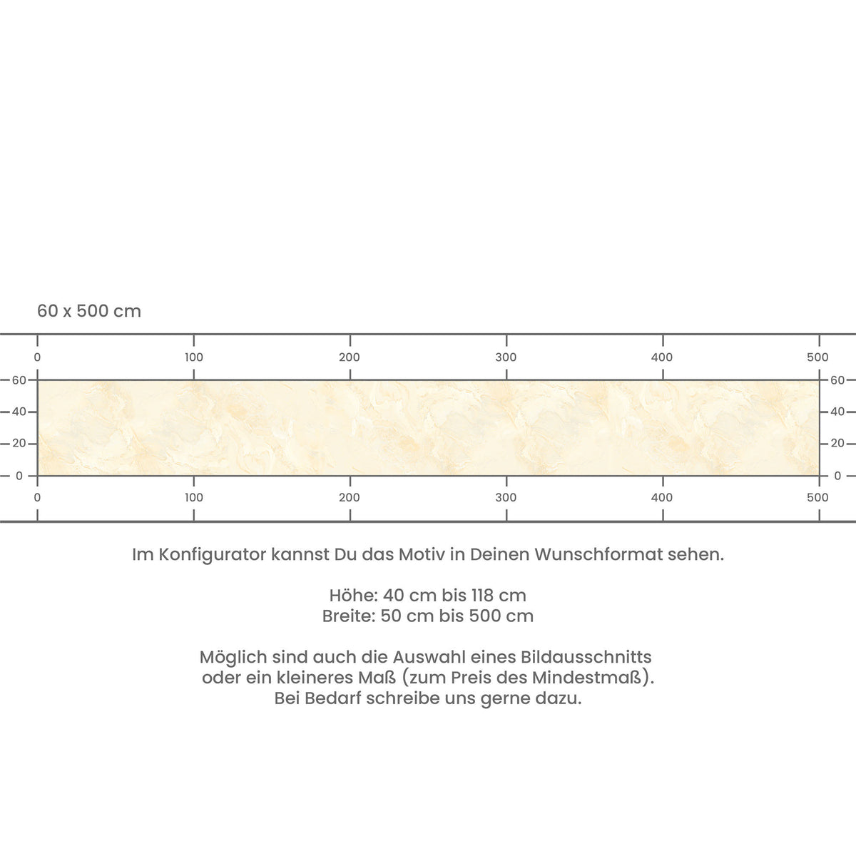 Küchenrückwand selbstklebend - Marmor beige