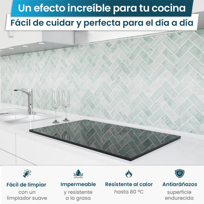 Revestimiento de cocina autoadhesivo - Espiga