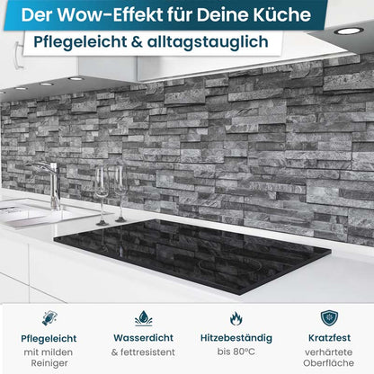 Küchenrückwand selbstklebend - Steinwand